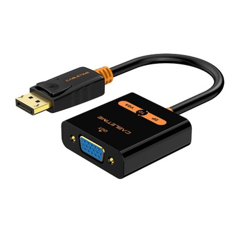 CABLETIME αντάπτορας DisplayPort σε VGA CT-AV586-03G, 1080p/60Hz, μαύρος