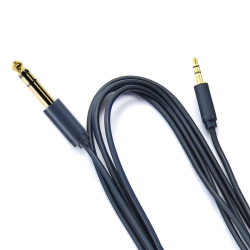 CABLETIME καλώδιο ήχου 3.5mm σε 6.3mm CT-AV321-H11G, 1.8m, μαύρο
