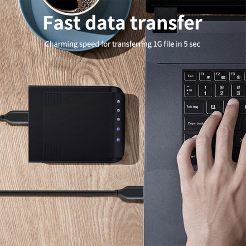 CABLETIME καλώδιο USB-C σε USB CT-C160-U33-CMAMN, 3A, 5Gbps, 3m, μαύρο