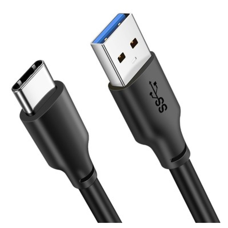 CABLETIME καλώδιο USB-C σε USB CT-C160-U33-CMAMN, 3A, 5Gbps, 3m, μαύρο