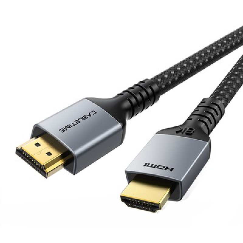 CABLETIME καλώδιο HDMI 2.1 CT-HD8K, 8K/60Hz, 48Gbps, 28AWG, 3m, μαύρο
