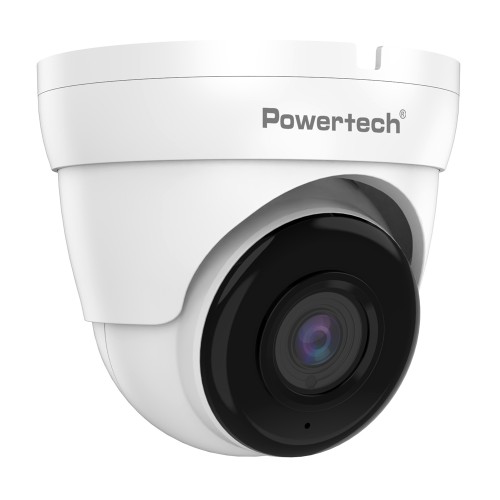 POWERTECH υβριδική κάμερα CCTV PT-1587 με μικρόφωνο & υπέρυθρα, 5MP, 2.8mm, IP66