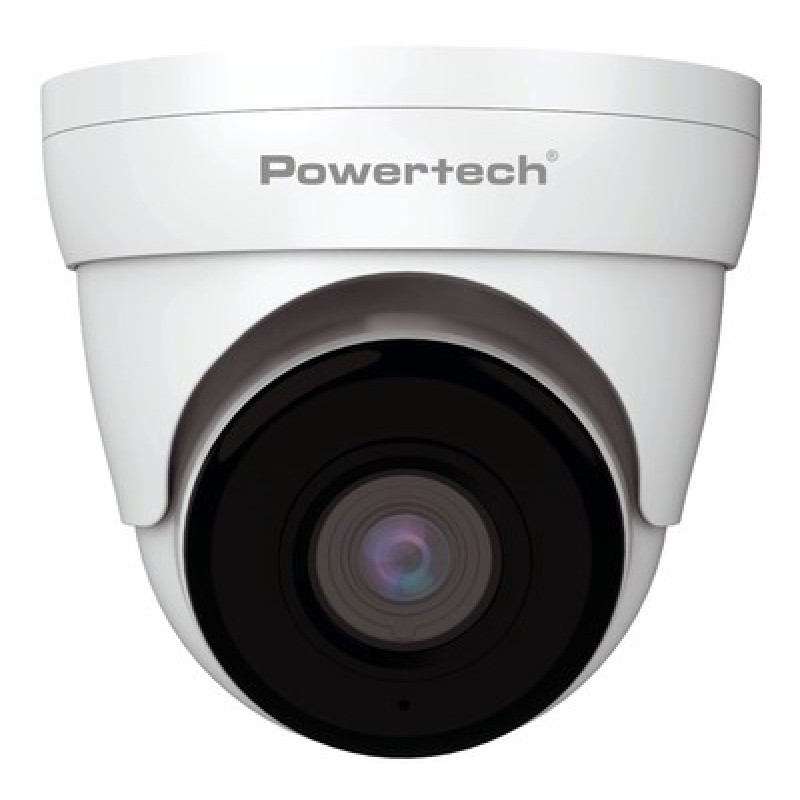 POWERTECH υβριδική κάμερα CCTV PT-1587 με μικρόφωνο & υπέρυθρα, 5MP, 2.8mm, IP66