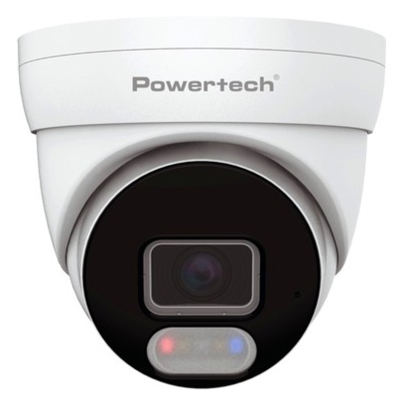 POWERTECH IP κάμερα PT-1591 με μικρόφωνο & Full Color λειτουργία, 4MP, 2.8mm, PoE, IP67
