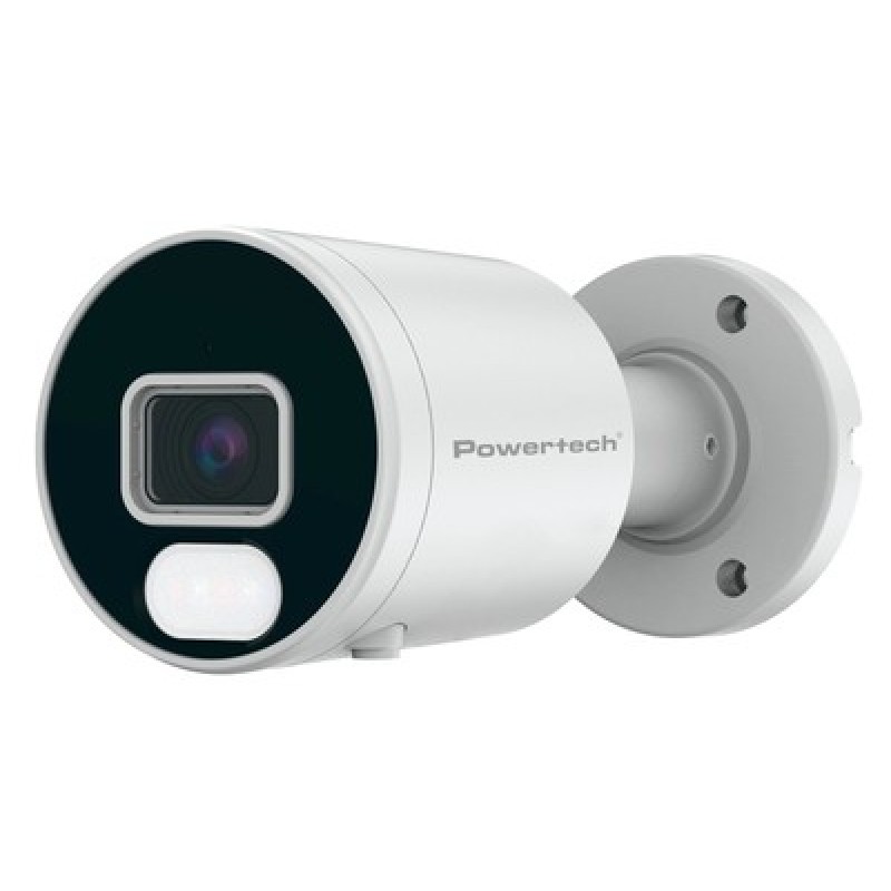 POWERTECH IP κάμερα PT-1594 με μικρόφωνο & Full Color λειτουργία, 8MP, 2.8mm, PoE, IP67