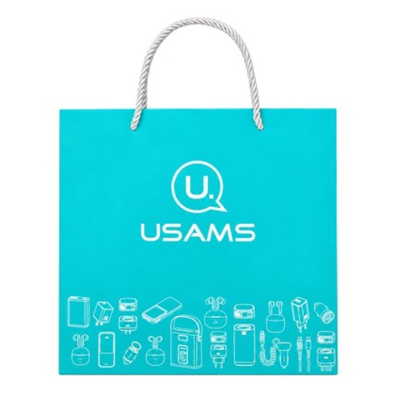USAMS τσάντα CT-BAG, 32x29.5cm, γαλάζια