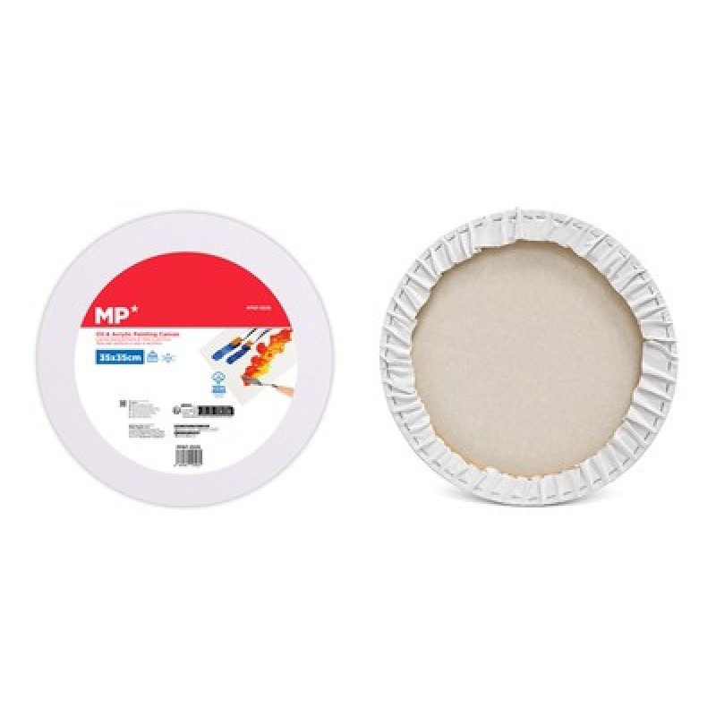 MP καμβάς τελάρο ζωγραφικής PP97-3535, 35x35cm, 380gr/m², λευκός