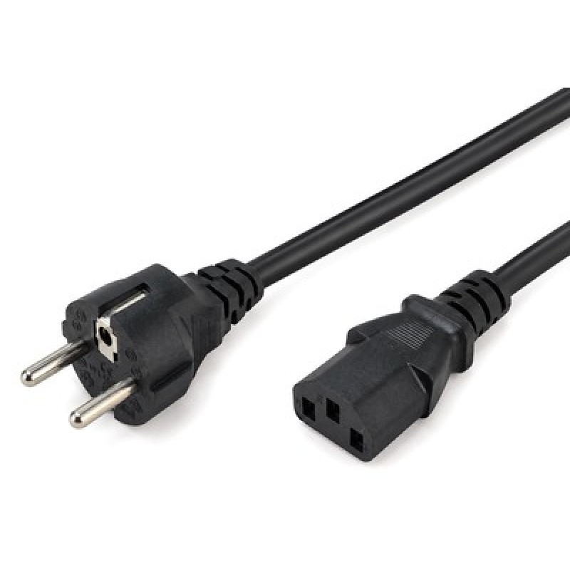 POWERTECH καλώδιο τροφοδοσίας CAB-P051, 3x 0.75mm², CCS, 1.5m, μαύρο