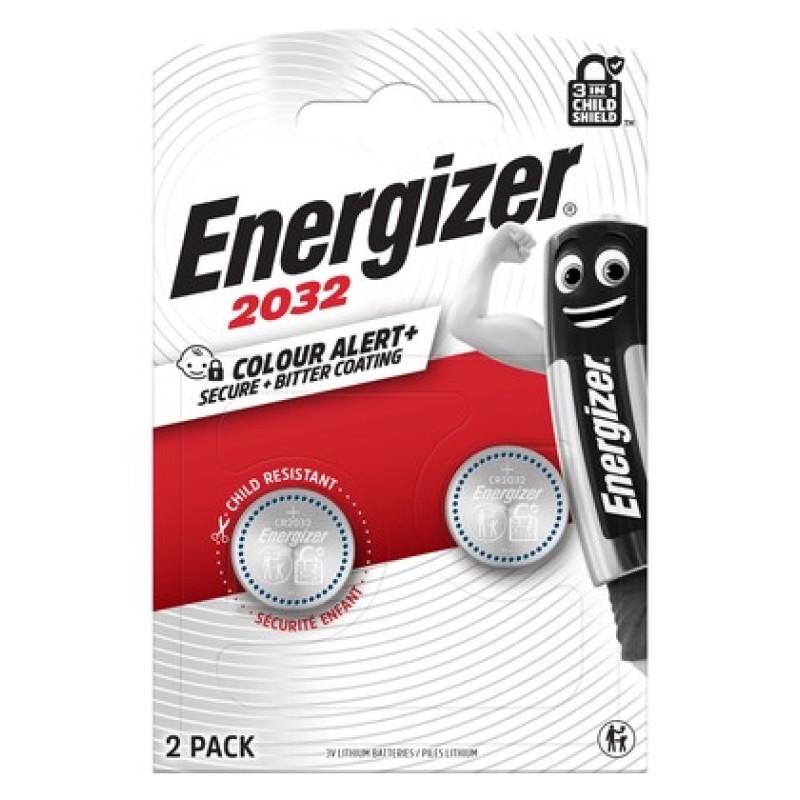 ENERGIZER μπαταρία λιθίου, CR2032, 3V, 2τμχ