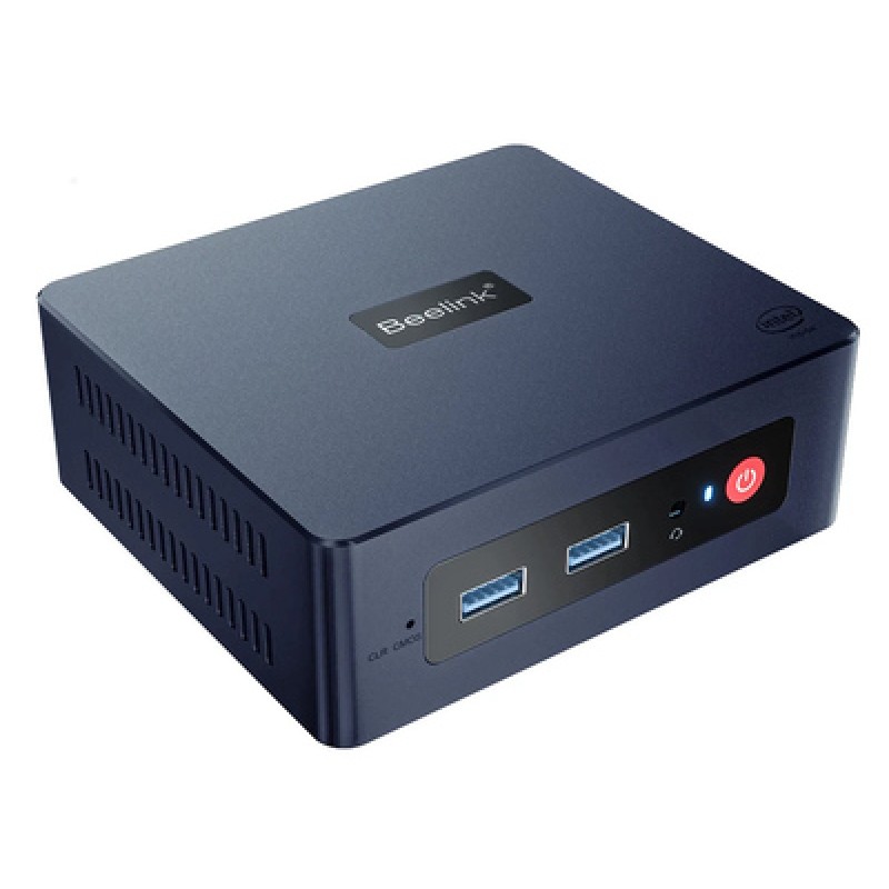 BEELINK mini PC Mini S, Intel CPU N5095, 8GB, 256GB SSD, Windows 11 Pro