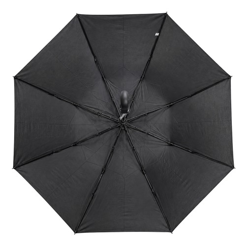 BRUNO ομπρέλα βροχής BRN-0325, σπαστή, αυτόματη, Φ104cm, αντιανεμική, με θήκη, μαύρη