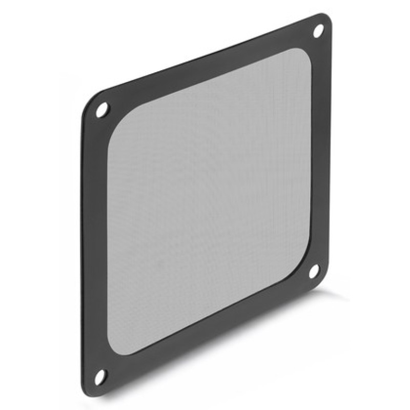 DELOCK φίλτρο σκόνης για 120mm ανεμιστήρα 67717, μαγνητικό, μαύρο