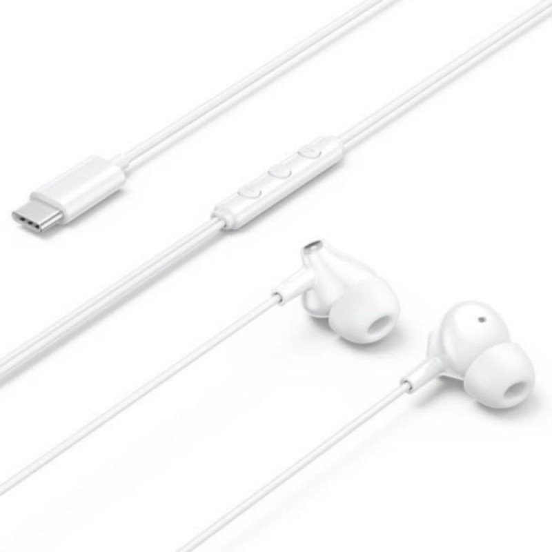 VENTION ECHO LITE USB-C In-Ear Wired Headphones with DAC Adapter 1.2M White (GBBWAV) (VENGBBWAV)