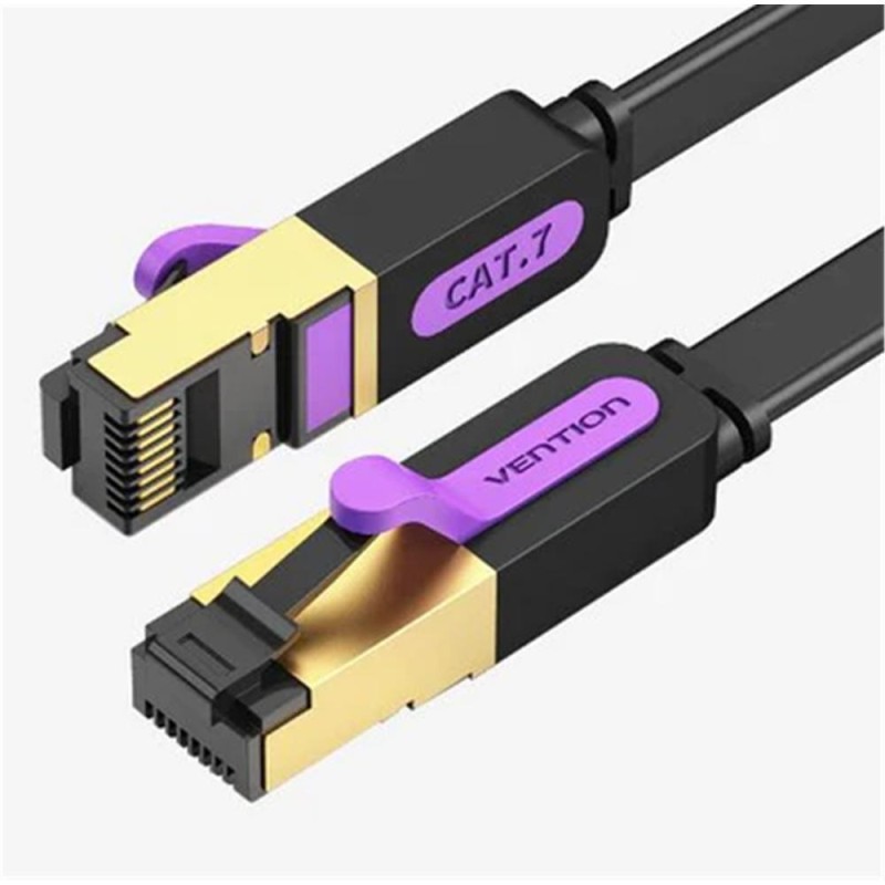VENTION Flat Cat.7 Patch Cable 5M Black (ICABJ) (VENICABJ)
