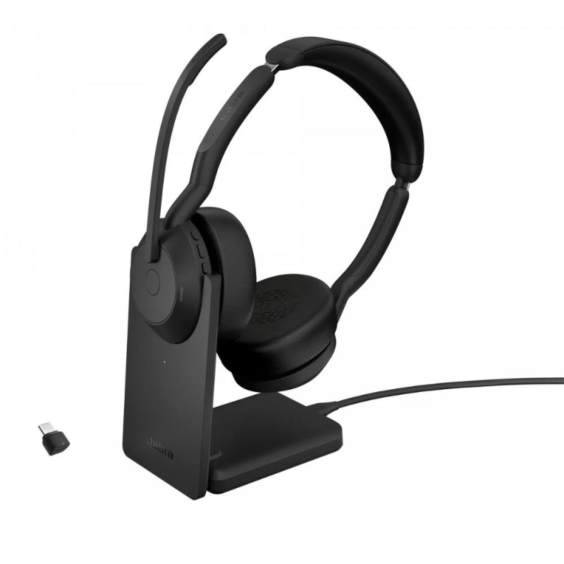 Jabra Headset Evolve2 55 UC Stereo Bluetooth USB-C (25599-989-889) (JAB25599-989-889)