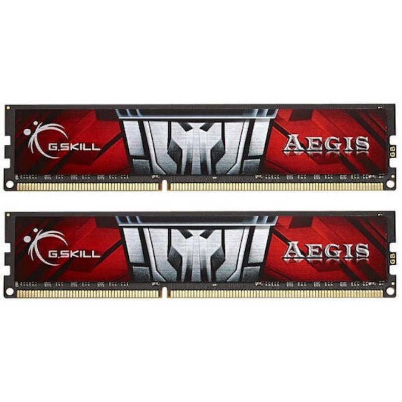 G.Skill Aegis DDR3 8GB RAM με 2x4GB Modules και Ταχύτητα 1600 για Desktop (F3-1600C11D-8GIS)