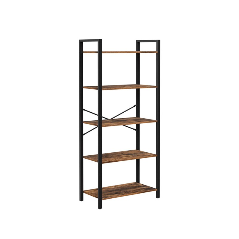 Vasagle Μεταλλική Βιβλιοθήκη με 5 Ράφια 66 x 30 x 153 cm  (LLS061B01) (VASLLS061B01)