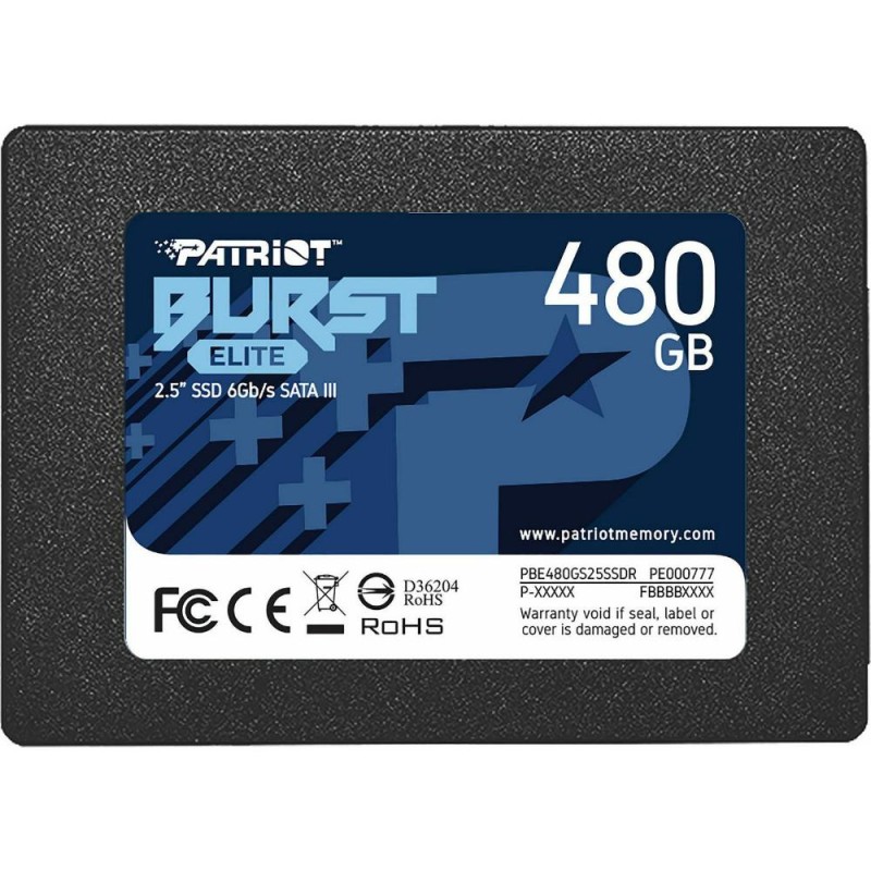 Patriot Burst Elite 480 GB Black SATA 6 Gb/s 25
