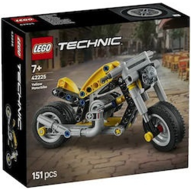 Lego Technic Yellow Motorcycle (42225) (LGO42225)