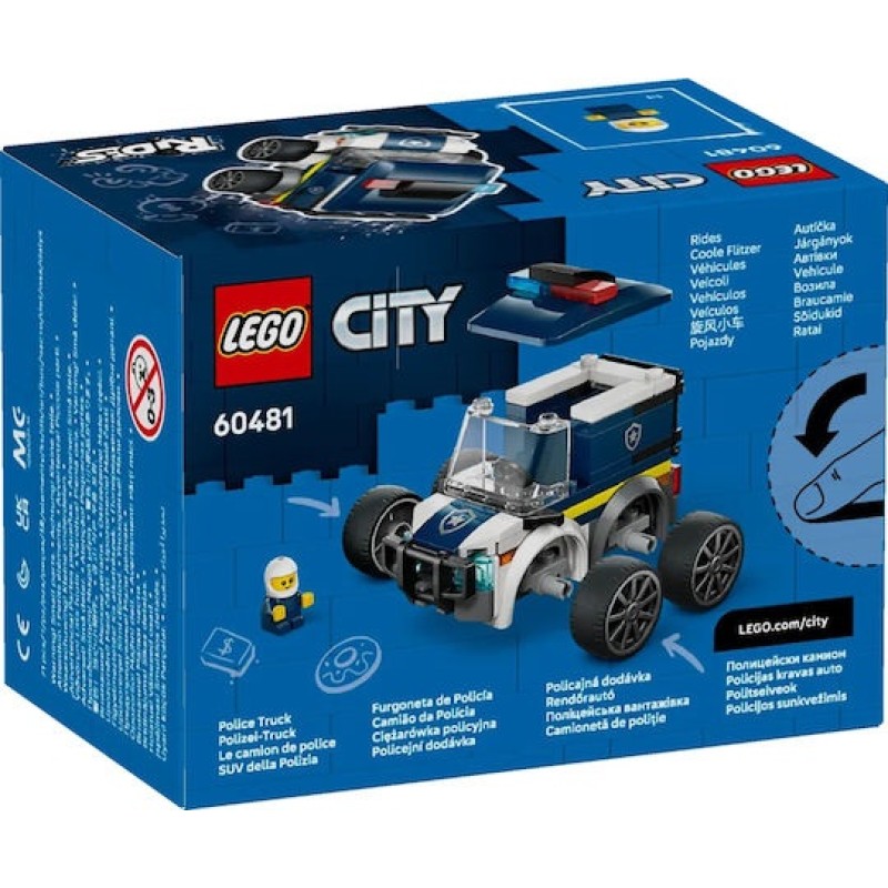 Lego City Cool Cars - Police Truck (60481) (LGO60481)
