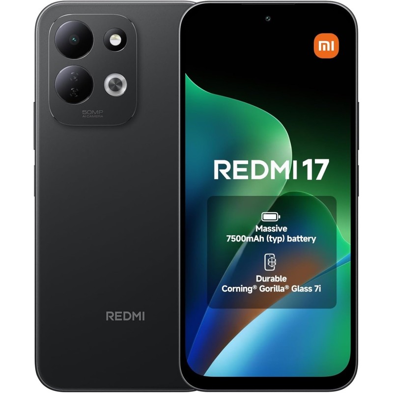 Xiaomi Redmi 17 Smartphone 4GB/128GB Black (MZB0PJGEU) (XIAMZB0PJGEU)