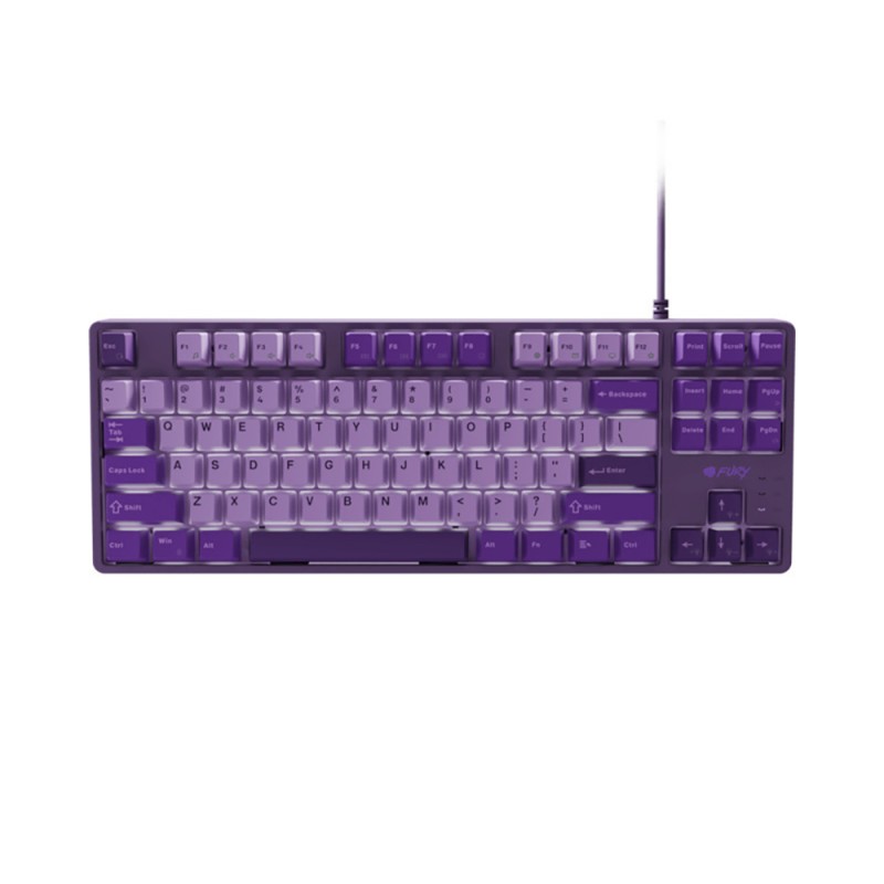 Fury Gaming Keyboard Kanabo K2 US Layout White Backlight Mechanical Violet (NFU-2351) (FURNFU-2351)