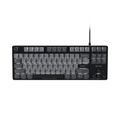 Fury Gaming Keyboard Kanabo K2 US Layout White Backlight Mechanical Black-Gray (NFU-2386) (FURNFU-2386)