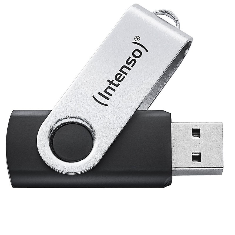 INTENSO Office Line 64GB USB Stick 3.2 Silver-Black (3543490) (INTE3543490)