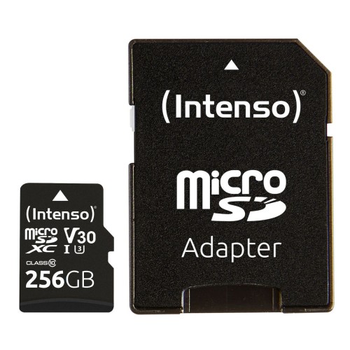 INTENSO microSDXC Card 256GB Class 10 UHS-I Professional with Adapter (3433492) (INTE3433492)