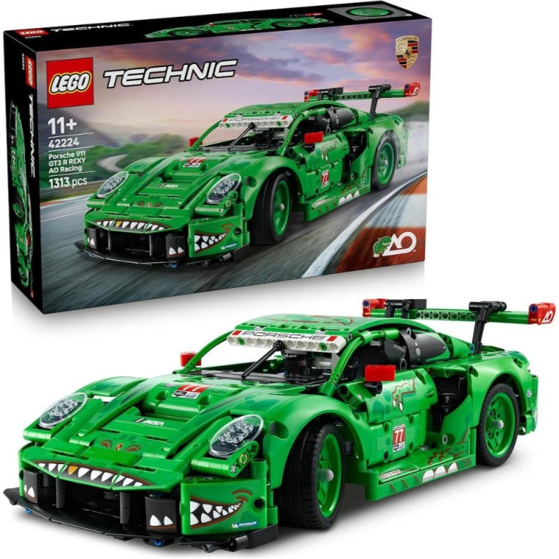 Lego Technic Porsche 911 Gt3 R Rexy Ao Racing Race Car (42224) (LGO42224)