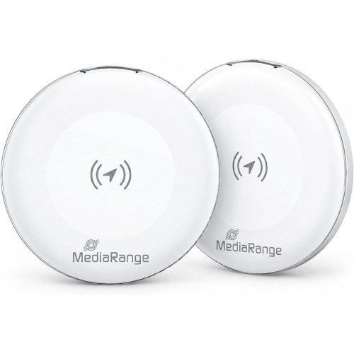 MediaRange Smart Tracker / Item Finder, suitable for Android and Apple devices, 2-Pack (MRMA140)